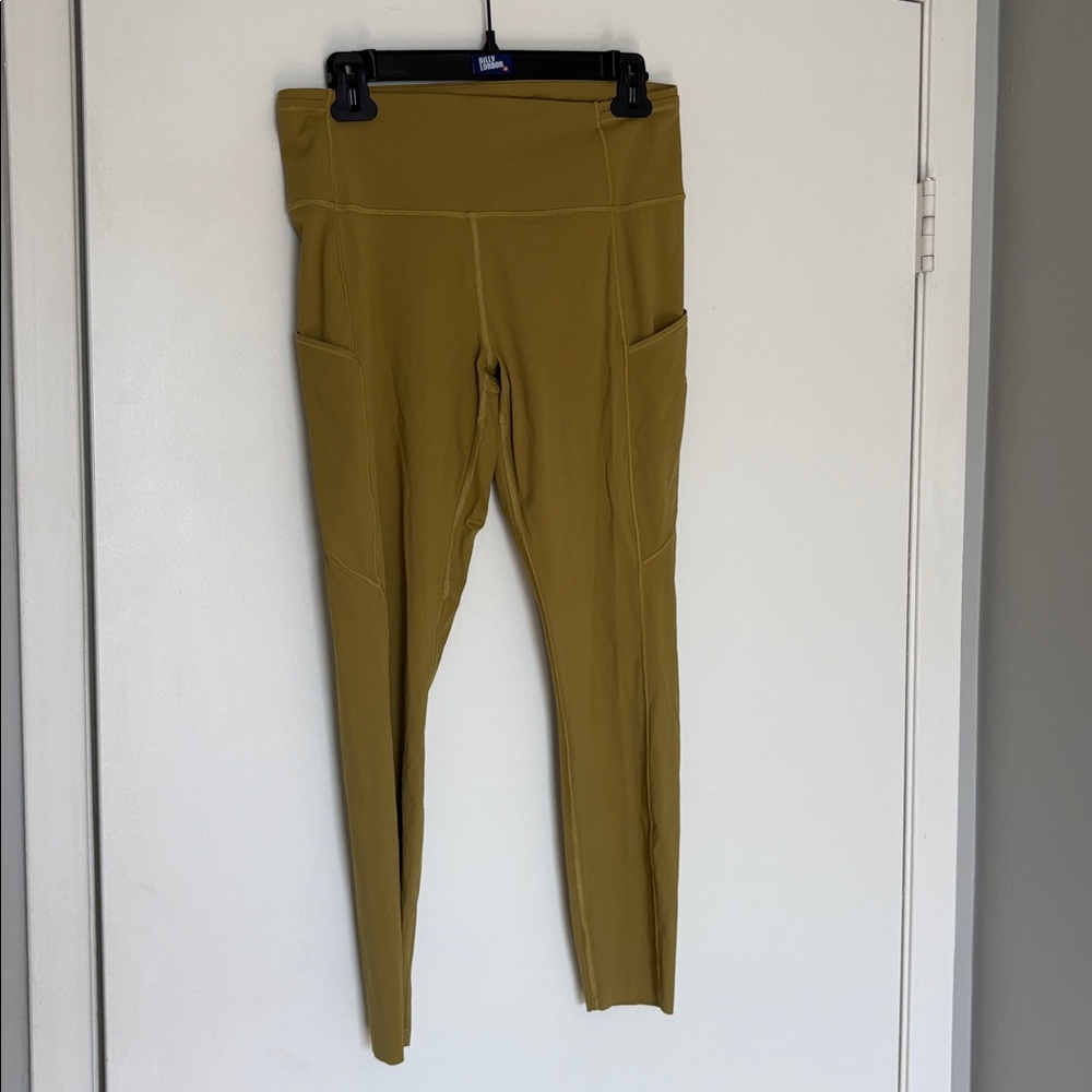 NEW Lululemon Fast and Free Tight II 25" *Non-Reflective Nulux Golden Lime 10 - Picture 6 of 7